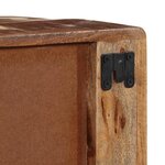 VidaXL Meuble TV mural 100x32x25 cm bois massif de récupération