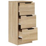 vidaXL Buffet Chêne sonoma 30x30x70 cm Bois d'ingénierie