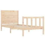 vidaXL Cadre de lit sans matelas 90x200 cm bois de pin massif
