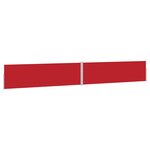 vidaXL Auvent latéral rétractable de patio 170x1200 cm Rouge