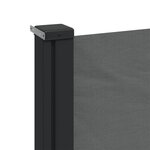 vidaXL Auvent latéral rétractable anthracite 160x500 cm