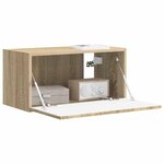 vidaXL Meuble TV mural Sonoma 60 x 31 x 29.5 cm Bois d'ingénierie