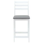 vidaXL Chaises de salle à manger 2 Pièces Blanc 40 x 47 5 x 99 5 cm