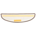 vidaXL Tapis de marches d'escalier 15 Pièces Marron 65x21x4 cm