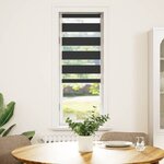 vidaXL Store zèbre noir 40x150 cm largeur du tissu 35 9 cm polyester