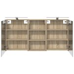 vidaXL Ensemble de Meubles de Salle de Bain 3 Pièces 140 x 14 5 x 70 cm