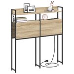 vidaXL Tête de lit avec étagère Chêne sonoma 100 cm Bois d'ingénierie