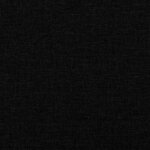 vidaXL Coussin de tête de lit noir 160 cm tissu