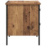 vidaXL Table de Chevet Bois Ancien 40x42x50 cm Bois Ingénierie