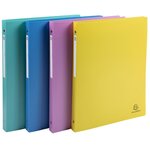 Classeur 4 anneaux 15mm polypropylène Forever Young A4 Couleurs aléatoires EXACOMPTA
