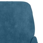 Banc banquette bleu 108 x 79 x 79 cm velours 02_0010572