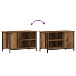 vidaXL Meuble TV Bois ancien 80 x 40 x 50 cm Bois d'ingénierie