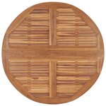 vidaXL Ensemble à dîner d'extérieur pliable 5 Pièces Bois solide de teck