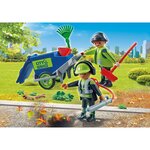 PLAYMOBIL 71434 - Agents d'entretien voirie avec équipement
