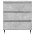 vidaXL Buffet Gris béton 60x35x70 cm Bois d'ingénierie