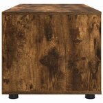 vidaXL Meuble TV Chêne fumé 100 x 48 x 43 cm Bois d'ingénierie
