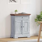 vidaXL Armoire de rangement 63 x 30 x 79 cm Bois de Mahogany Massif