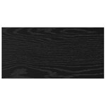 vidaXL Planches de bibliothèque - 4 Pièces en chêne noir  40x20x1.5 cm  en bois d'ingénierie.