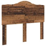 vidaXL Tête de lit Bois Ancien 135 cm Bois d'ingénierie