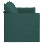 vidaXL Canapé Vert foncé 156 x 82 x 85 cm tissu