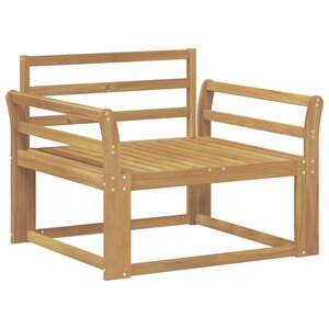 vidaXL Sofa de milieu extérieur Bois d'Acacia Massif Blanc