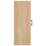 vidaXL Armoire murale chêne sonoma 34 5x34x90 cm