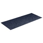 vidaXL Tapis d'escalier autocollants 30 pièces 60 x 25 cm Gris Bleu Rectangulaire