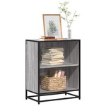 vidaXL Bibliothèque sonoma gris 60x35x76 cm bois d'ingénierie
