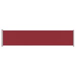 vidaXL Auvent latéral rétractable de patio 140x600 cm Rouge