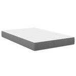 Matelas à ressorts ensachés vidaXL Gris clair Medium 120x190x20 cm Tissu