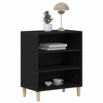 vidaXL Buffet Chêne noir 57 x 35 x 70 cm Bois d'ingénierie