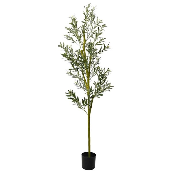 vidaXL Olivier artificiel 800 feuilles 200 cm vert