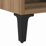 vidaXL Meuble TV Marron 69.5 x 30 x 50 cm Bois d'ingénierie