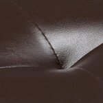 Banc banquette range chaussures ouvert synthétique support grillage métal 115 cm marron 13_0000367_3