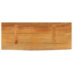 vidaXL Dessus de table à bord vivant 80x40x3 8 cm bois massif manguier