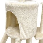 Arbre à chat 79 x 34 x 138 cm - Beige