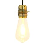 vidaXL Douilles de lampe 2 Pièces bronze E27