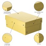Purebox Pastel A5 100mm - Jaune Pastel - Falken