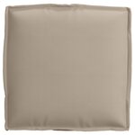 vidaXL Coussins de palette pour sièges 6 Pièces Taupe 40x40x8 cm Tissu Oxford