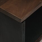 vidaXL Table de chevet - 50 x 33 x 60 cm - En bois massif et en bois d'ingénierie
