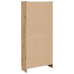 vidaXL Buffet haut chêne artisanal 82 5x30 5x185 cm bois d'ingénierie