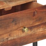 vidaXL Table de chevet 40x30x50 cm Bois d'acacia brut
