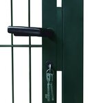 vidaXL Portillon 2D (simple) Vert 106x190 cm