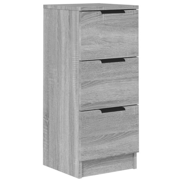 vidaXL Buffet Sonoma gris 30x30x70 cm Bois d'ingénierie