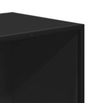vidaXL Bibliothèque noir 80 5x35x139 cm bois d'ingénierie