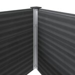 vidaXL Lit surélevé de jardin 250x100x54 cm WPC Gris