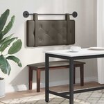 vidaXL Tête de lit suspendue Gris Simili cuir