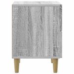 vidaXL Cabinet de chevet Sonoma gris 43 x 34 5 x 48 cm