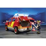 PLAYMOBIL 71375 - City Action Véhicule de pompiers avec son et lumière