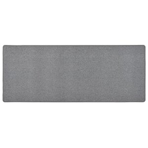 vidaXL Tapis de couloir Gris foncé 80x200 cm
